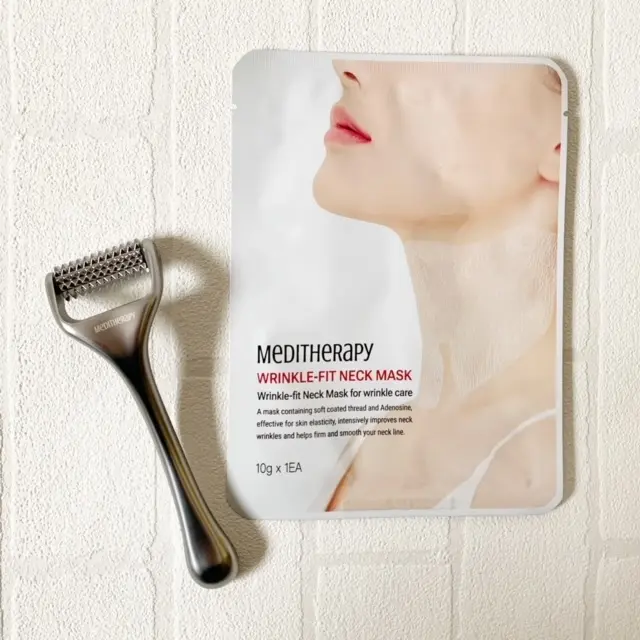 MEDITHERAPY メディテラピー　リンクルフィットネックマスクパック＋ニードルローラー
