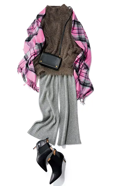 グレー　パンツ4