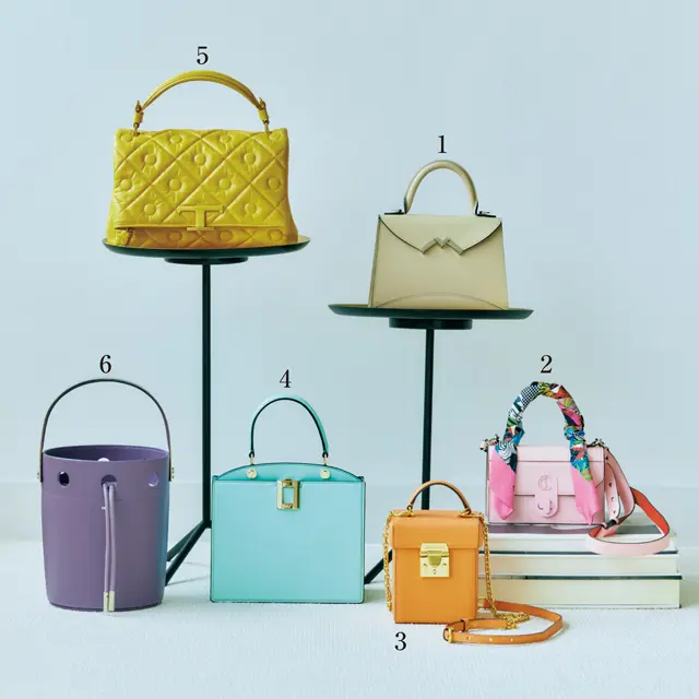 きれい色でモダンに進化したワンハンドルバッグ