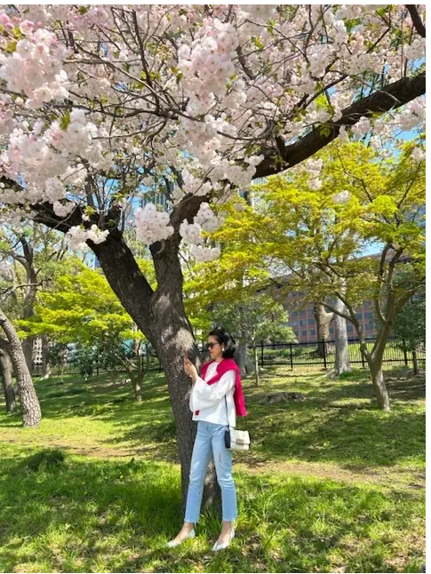 お洒落カフェでランチとお散歩で花見の画像_8