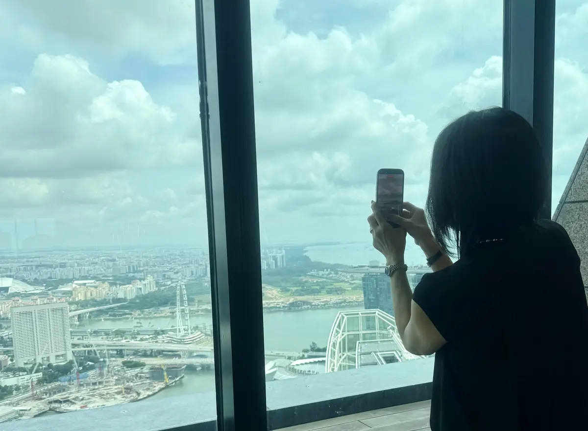 展望窓　高層タワー