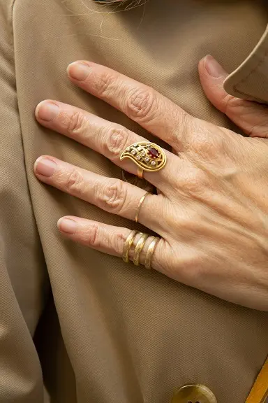 【パリ・ジュエリースナップ】上品な重ね付の画像_2