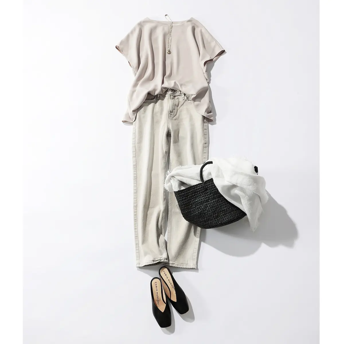 E by eclat とろみコクーンブラウス