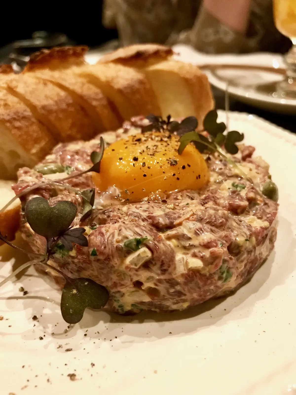 馬肉のタルタル