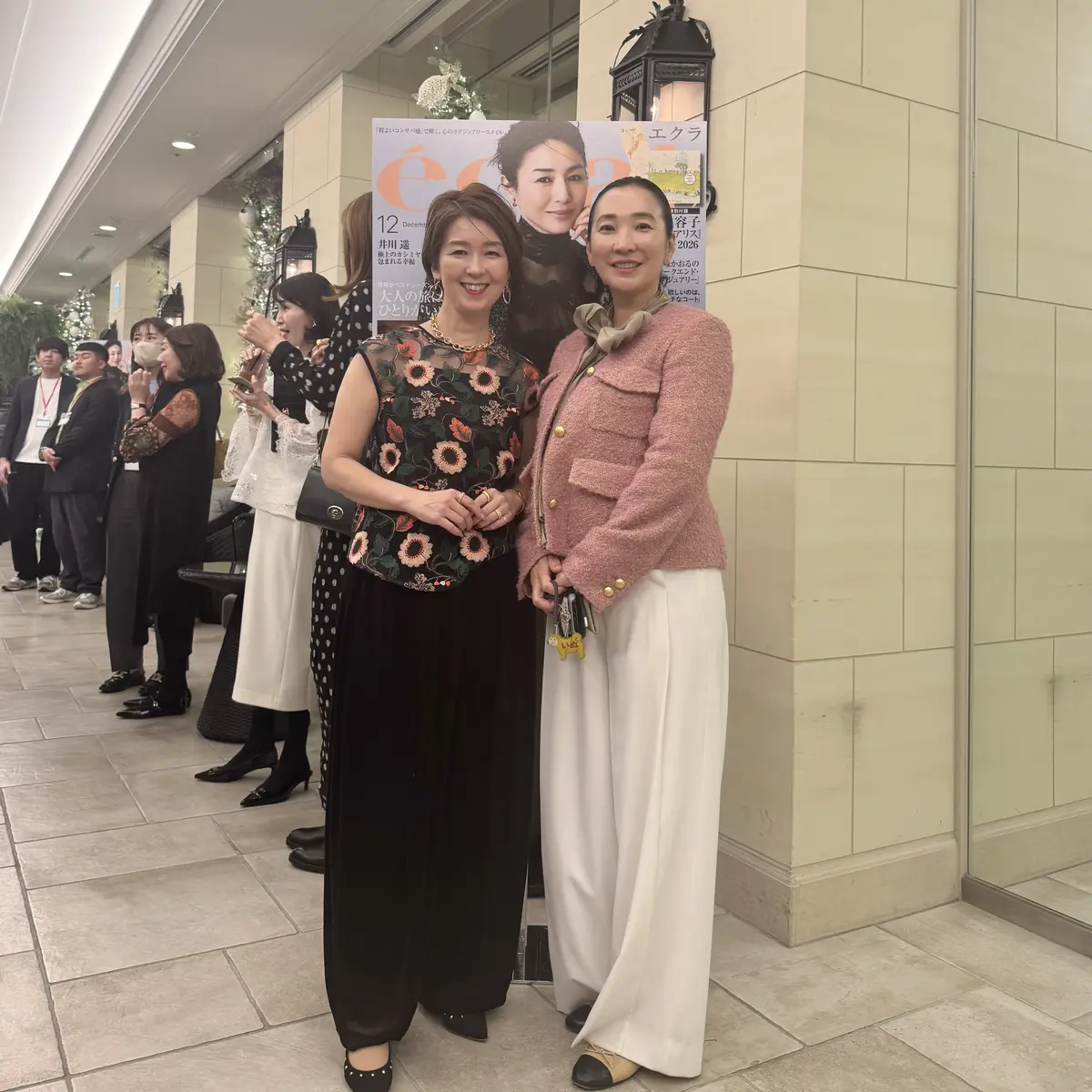 黒×刺繍ブラウスで éclat主催のパーの画像_4