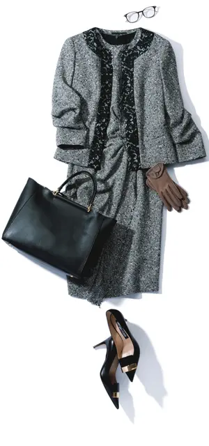 ツイード　セットアップ