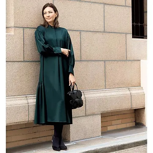 1er Arrondissement×eclat バンドカラーワンピース ￥42,900