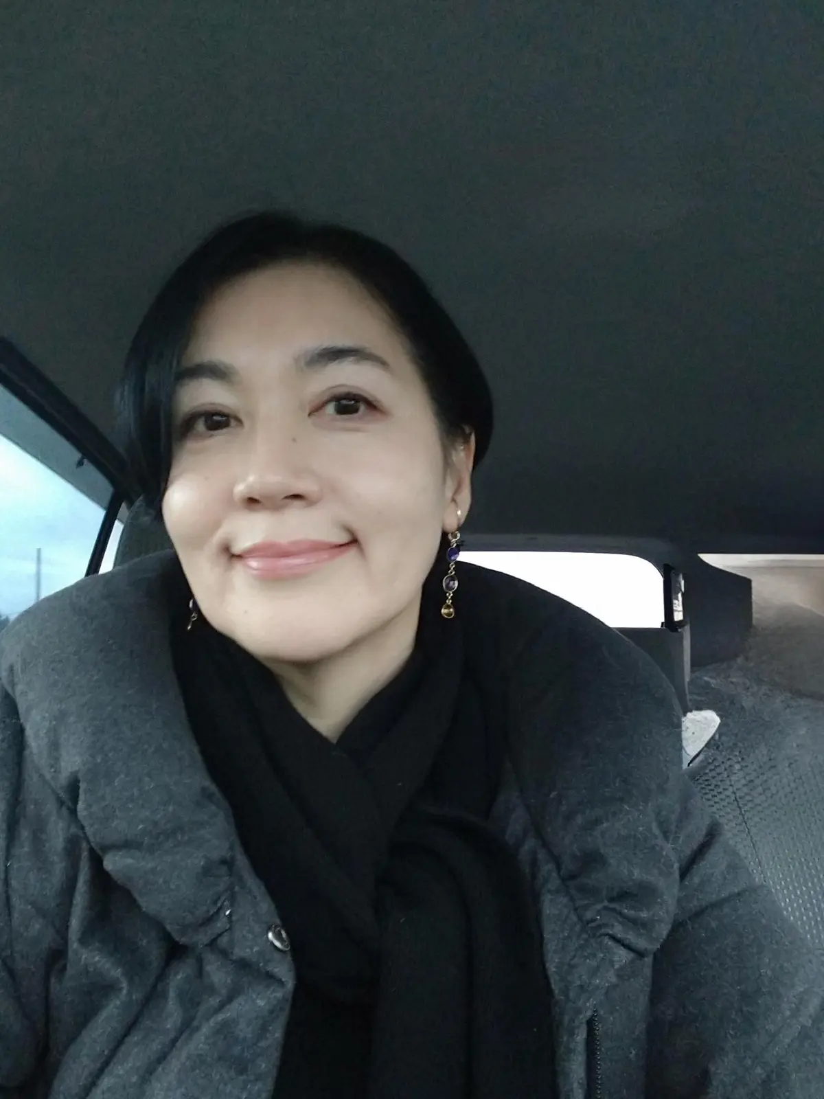 左分けスタイル