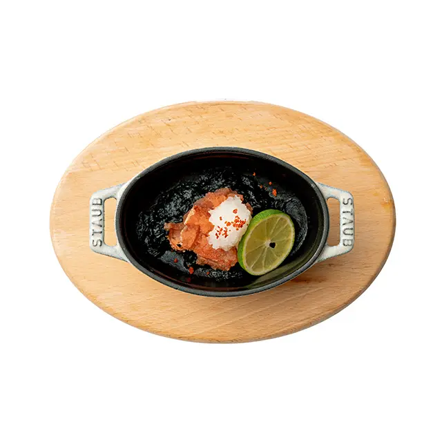 佃煮風にさっと炊いたのりとたらこの小鍋