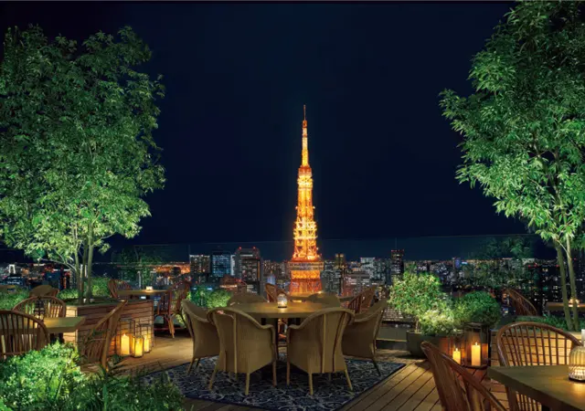 緑に抱かれたGarden Terraceは、基本的に夏期のみの営業予定