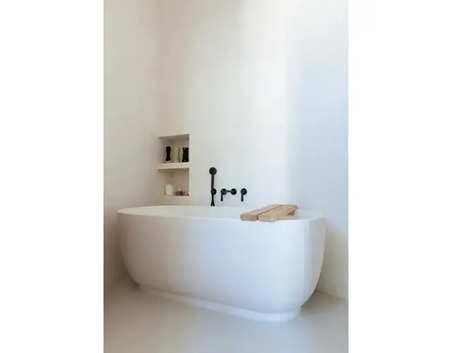 改装したばかりのバスルーム。