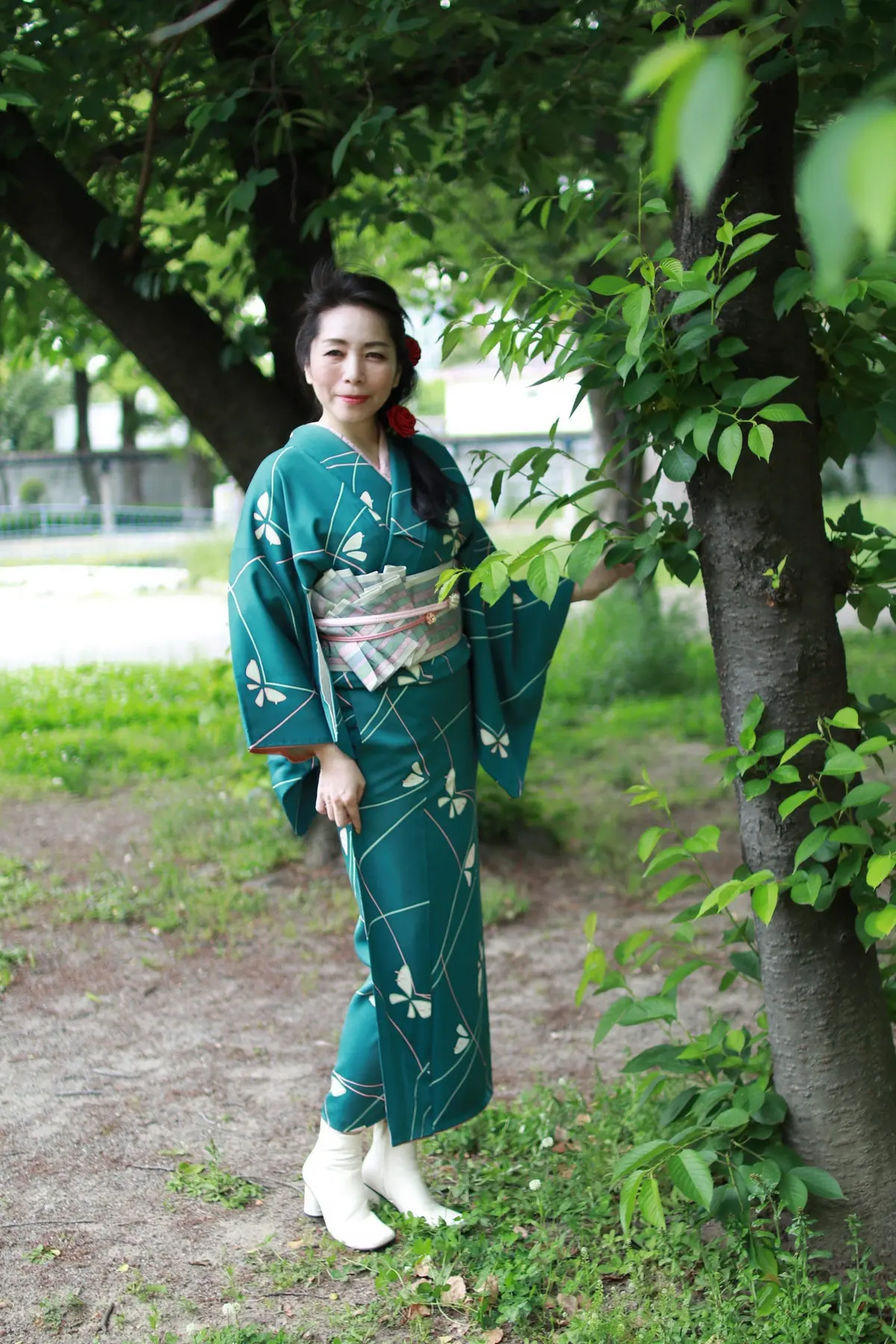 新緑あふれる街「和モダン着物」撮影✨の画像_4