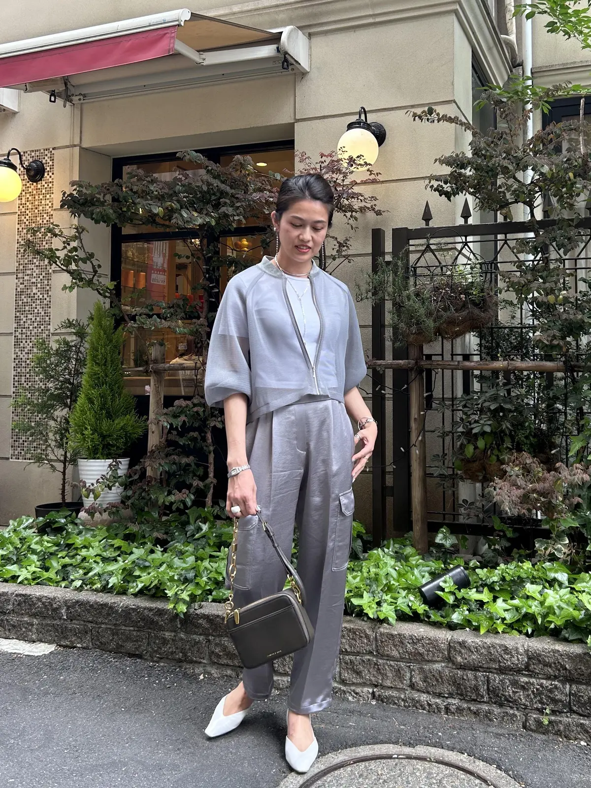 メッシュブルゾン