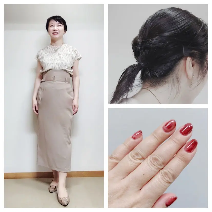 9月前半。アラフィフ秘書お仕事毎日服の画像_5