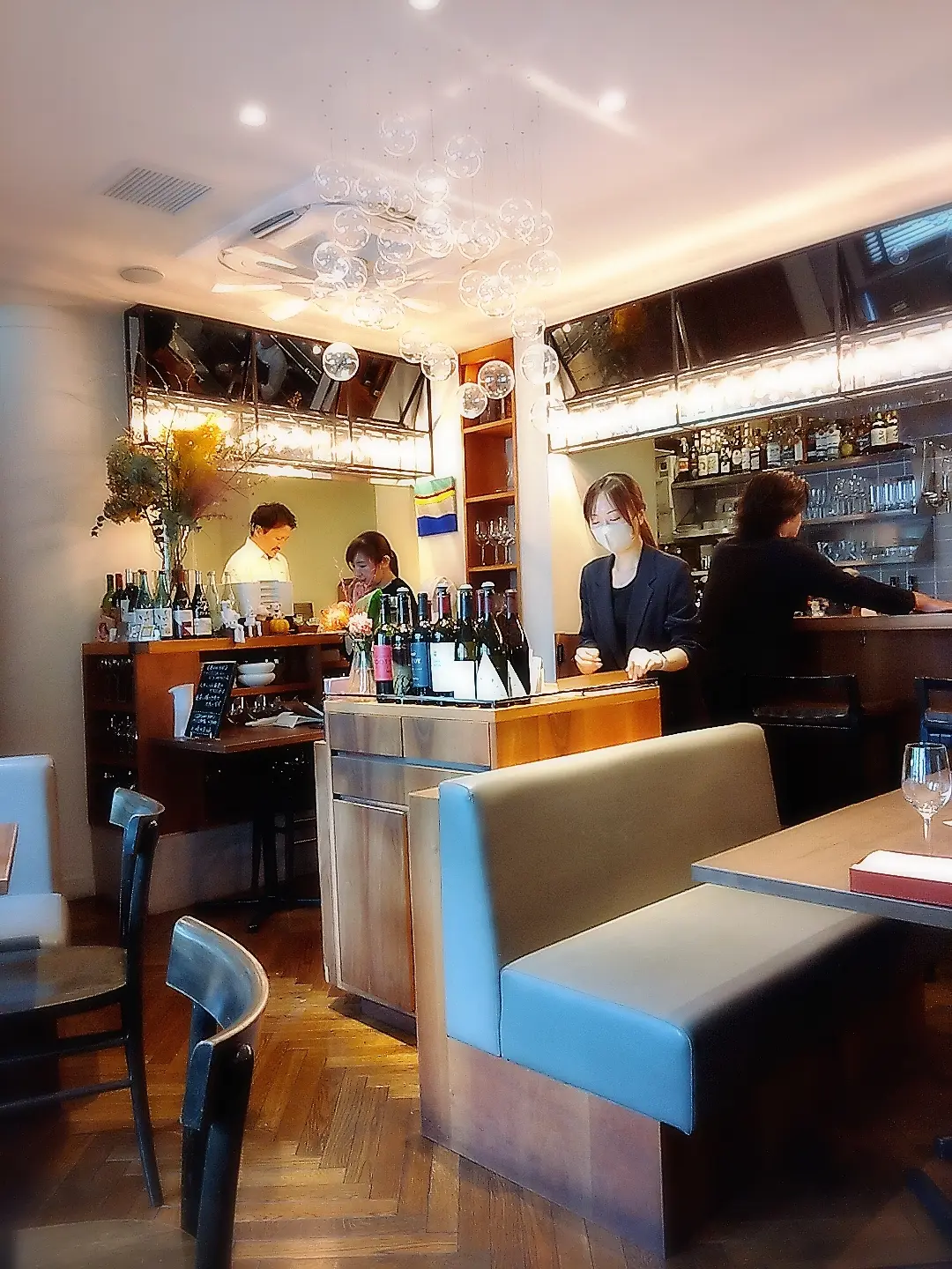 パフェ活、大人の栗パフェ、恵比寿、イタリアン、ai's、パフェ、ランチ、40代ファッション、低身長