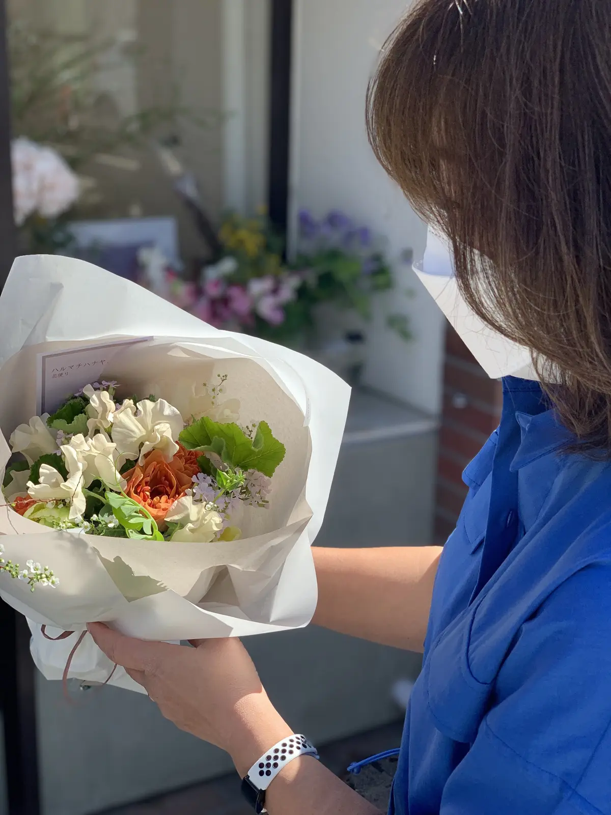 バースデー　花束　お祝い　ありがとう