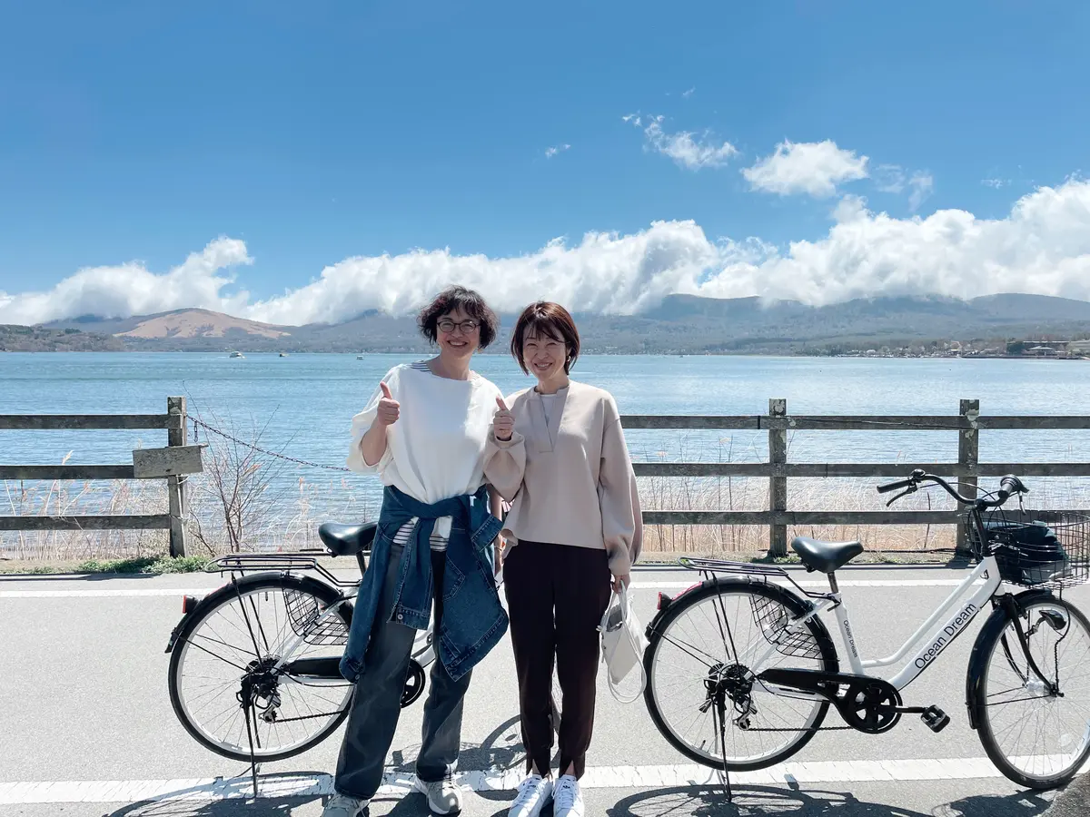 山中湖アラフィー女子旅♡自転車＆ランチ編の画像_1