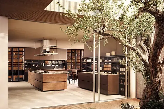 ’70年創業のイタリアの人気家具メーカー、ポリフォームもキッチンを手がけている