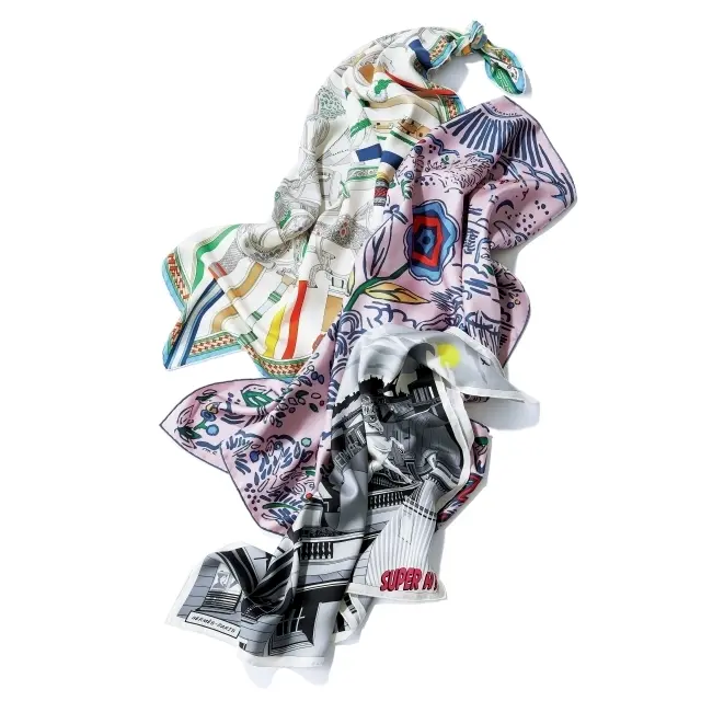 エルメス シルクの“カレ”