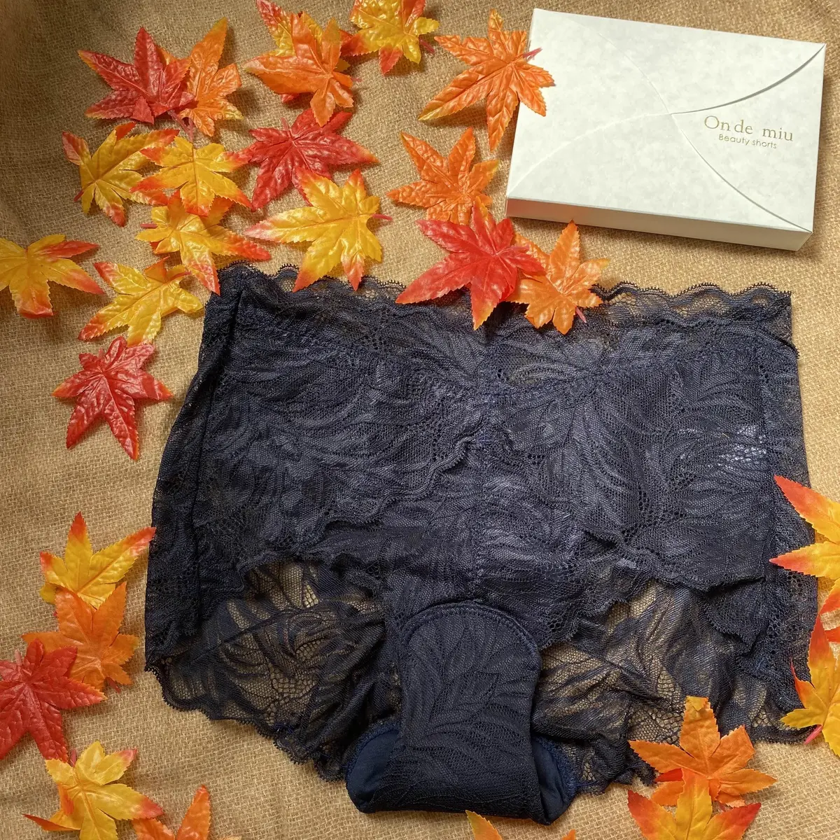 On de miuのビューティーショーツ　レースが高級感あります