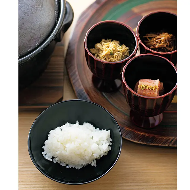 京都の二条にある和食レストラン「二条 やま岸」の締め