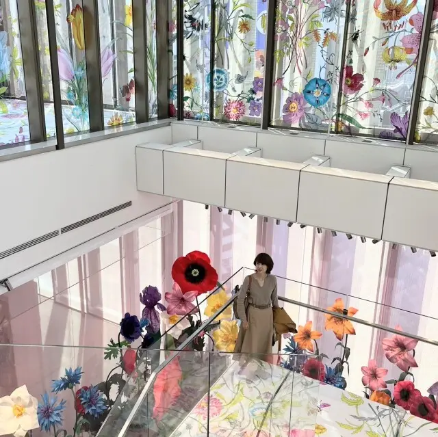 グッチ銀座ギャラリー　「Gucci　Visions」　アイコン　フラワー　フローラ