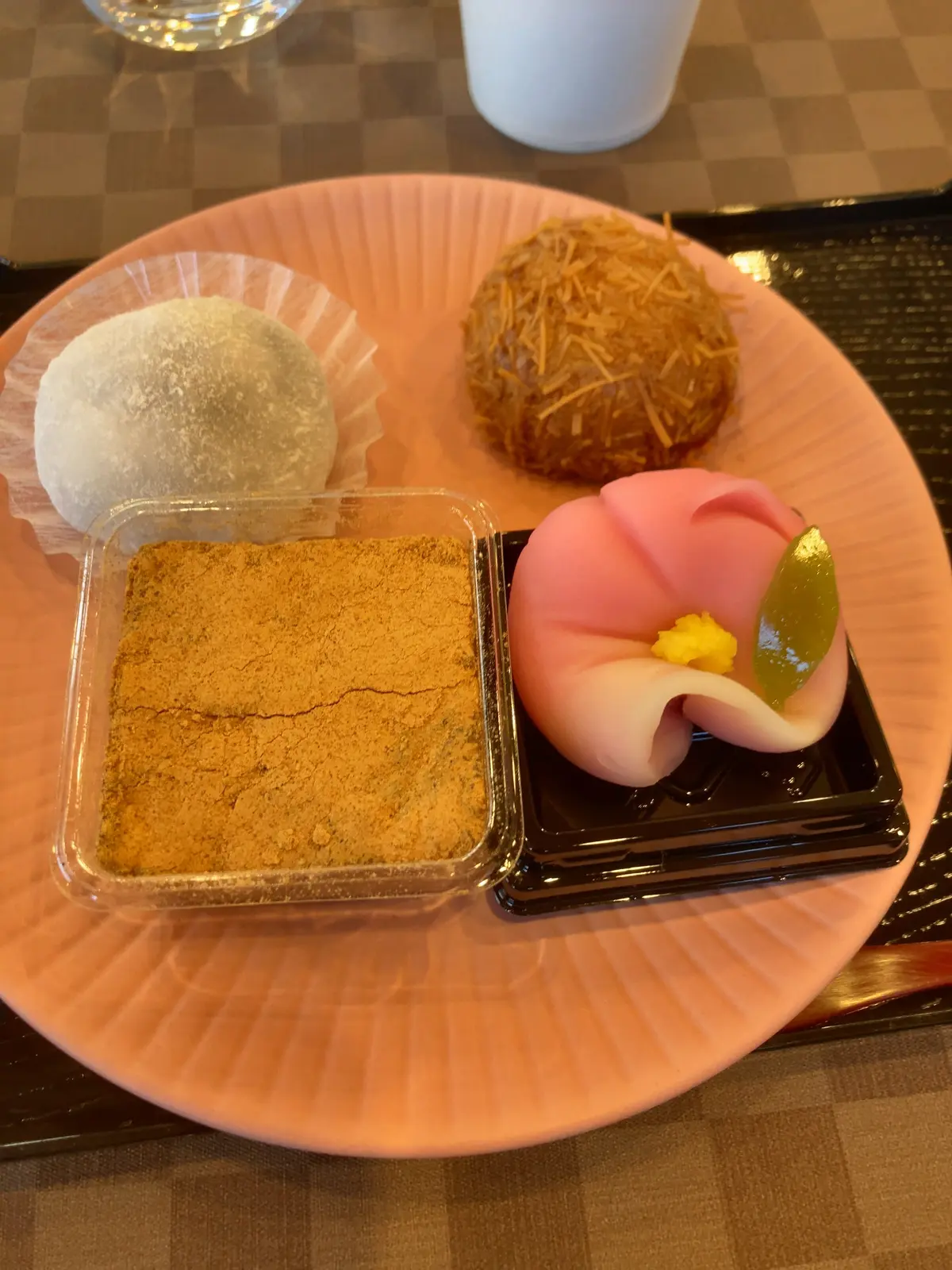 和菓子　スィーツ　友達　ブュッフェ　秋