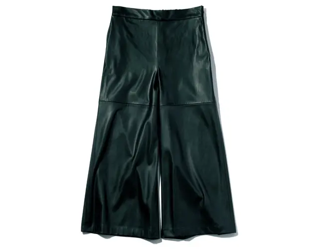 【Room no.8】フェイクレザーキュロットパンツ