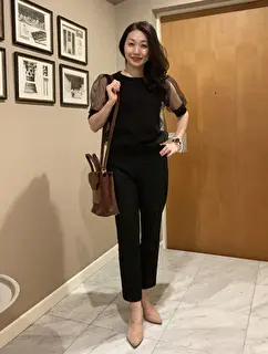 最後のポーズ笑