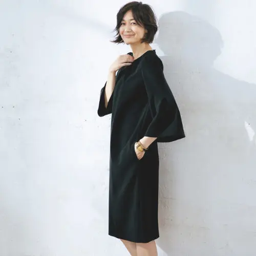 Room no.8 BLACK×éclat ツイストスリーブワンピース