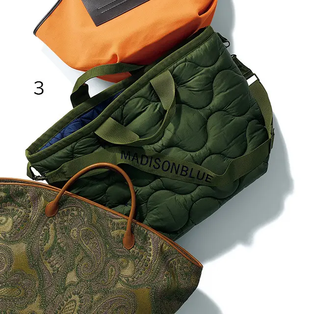 マディソンブルーから、大人気のキルティングアウターと同素材のバッグが登場