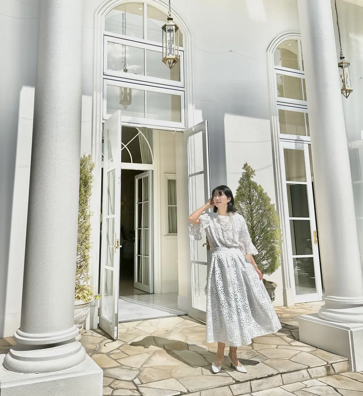 大人のための白コーデ4styleの画像_6