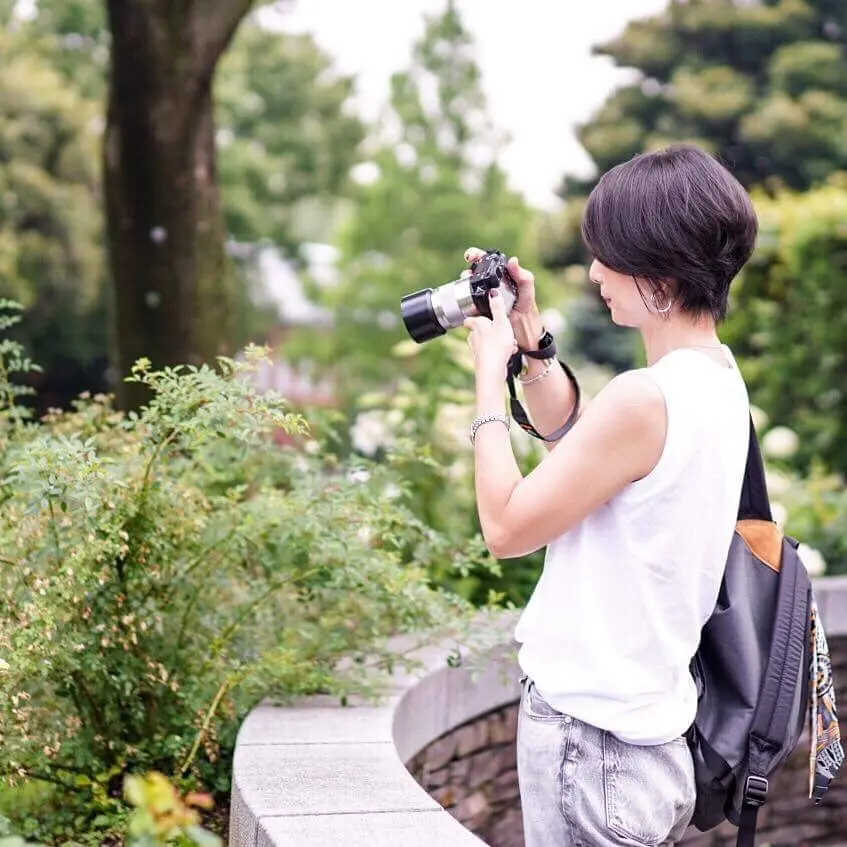 ヘインズ×ビオトープのノースリーブTの画像_6