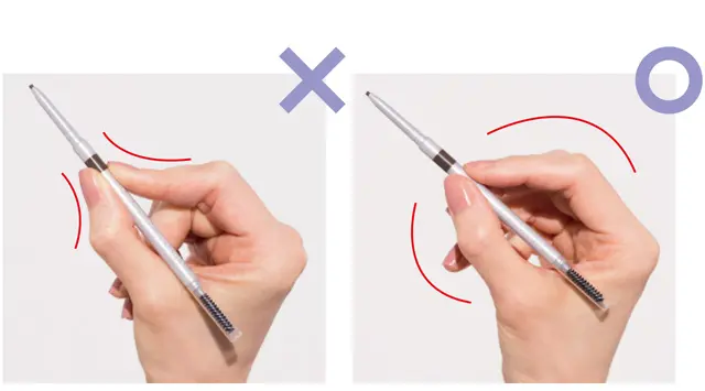 手の力を抜いて描くには、ペンシルの持ち方が大事