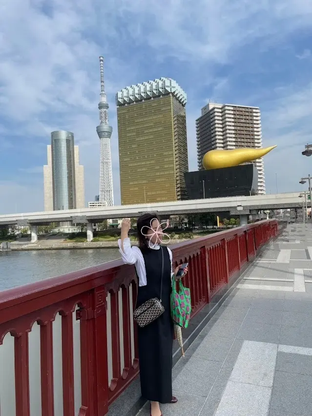 首都高　東京スカイツリー　アサヒビール金の炎　隅田川