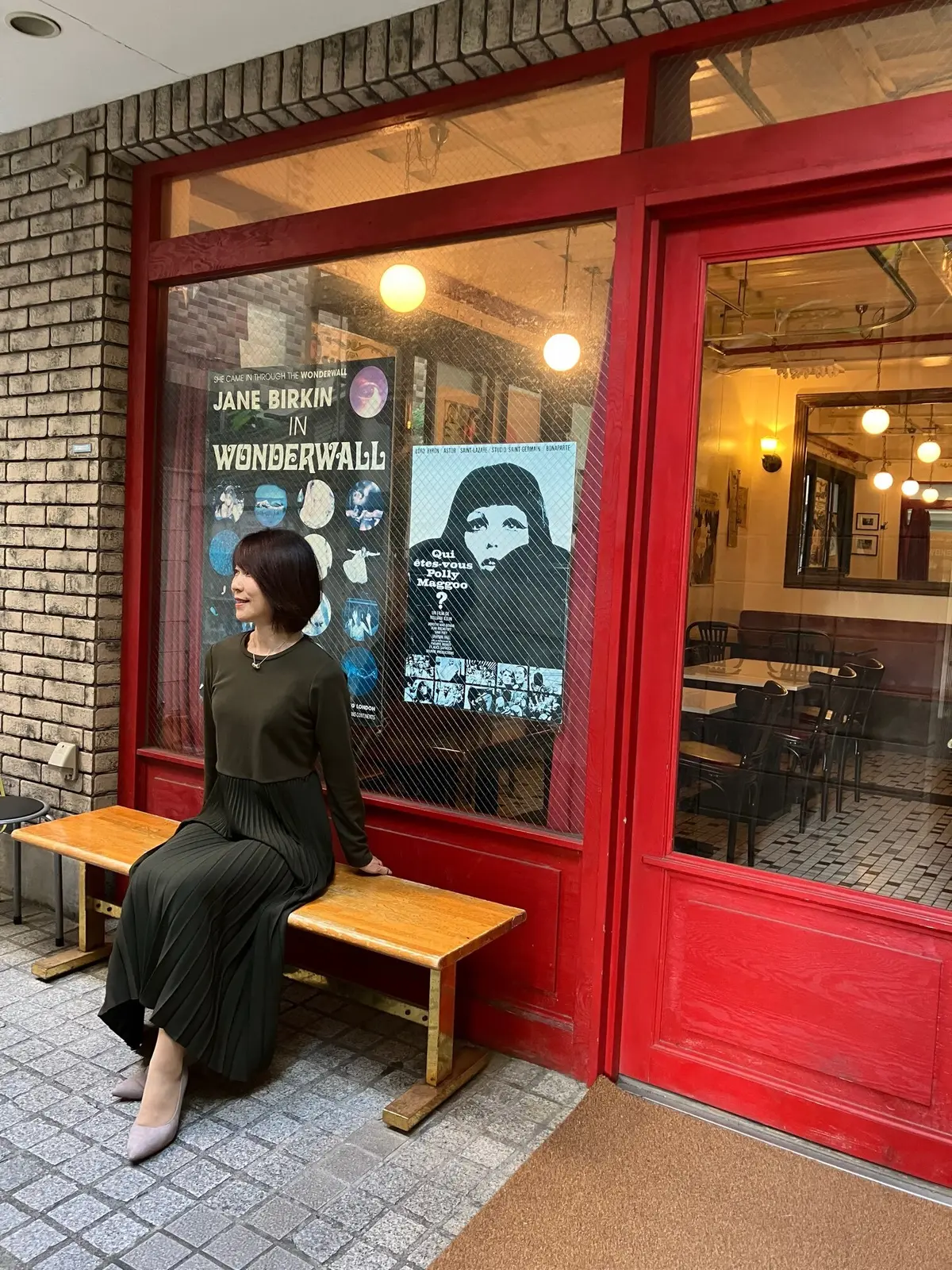 シモキタ　下北沢　EUREKA ランチ ユニクロワンピ　秋ワンピース  Jマダム フレンチビストロ　ユニクロコンビネーションワンピース