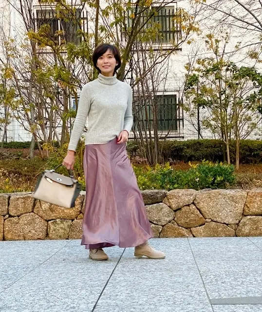 愛着服×ZARAのフェミニンスカートの画像_2