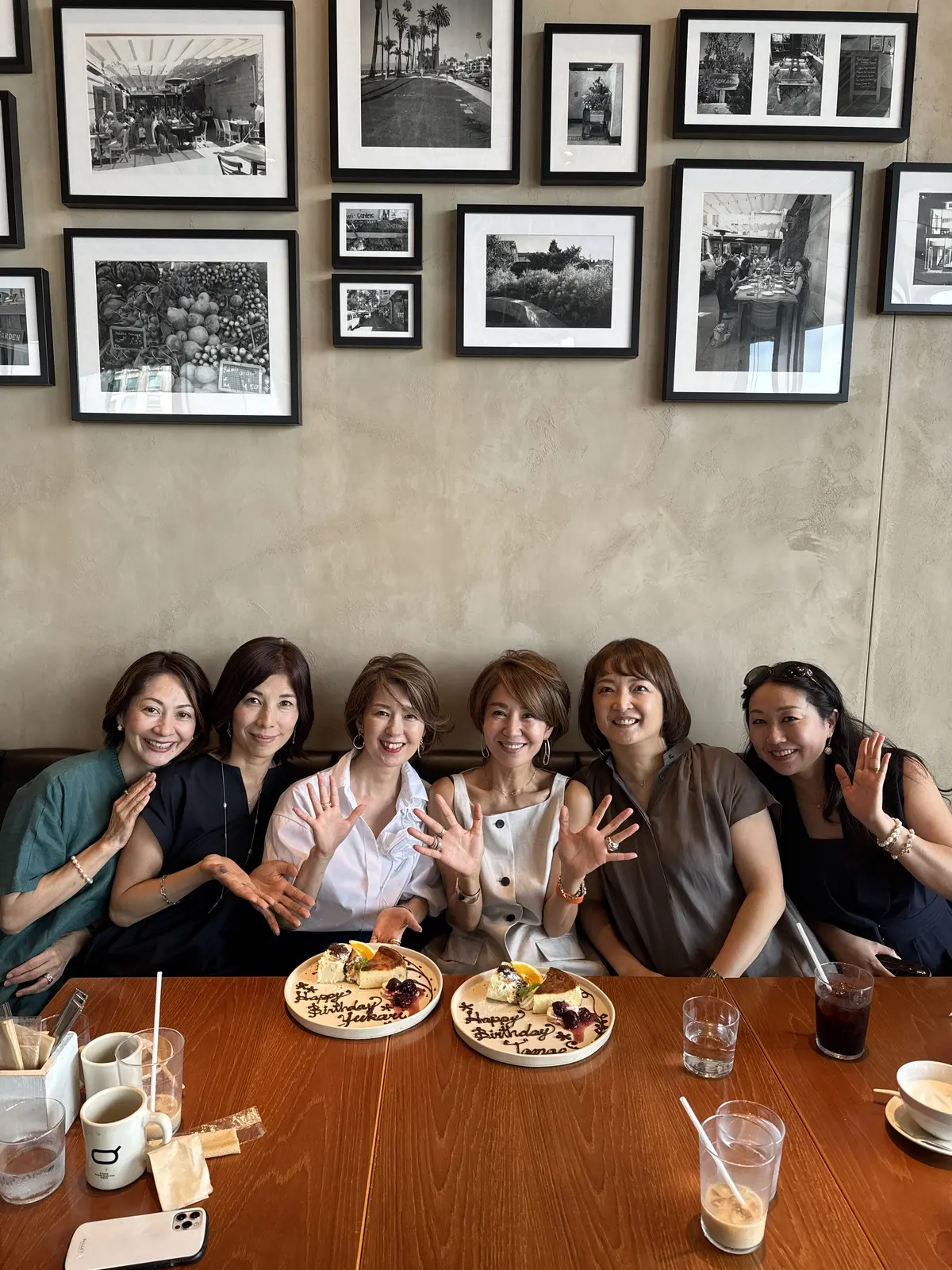 エクラ華組　梅澤千佳子　鈴木たま江　岡部みわこ　綾部佳世　根本有加里　MINAKO