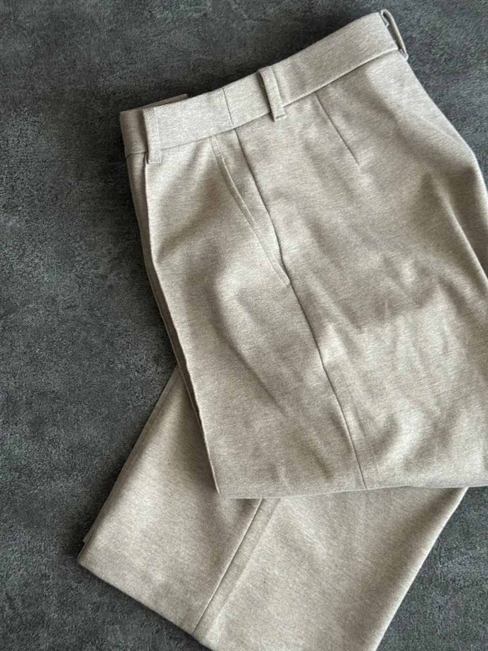 UNIQLO ブラッシュドジャージーワイドパンツ