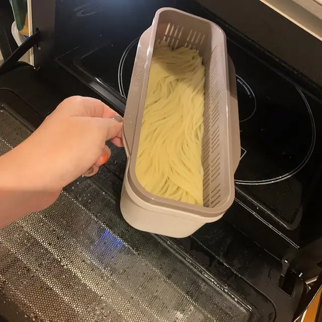 レンチンが終わりました