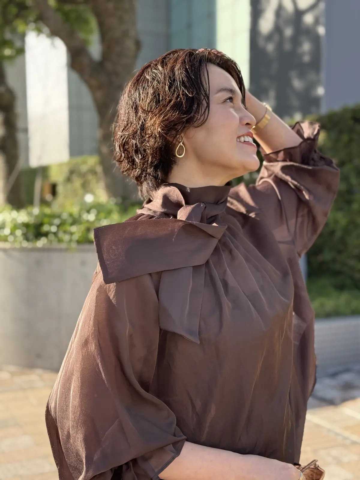 深まる秋に効くボウタイブラウス☆の画像_2