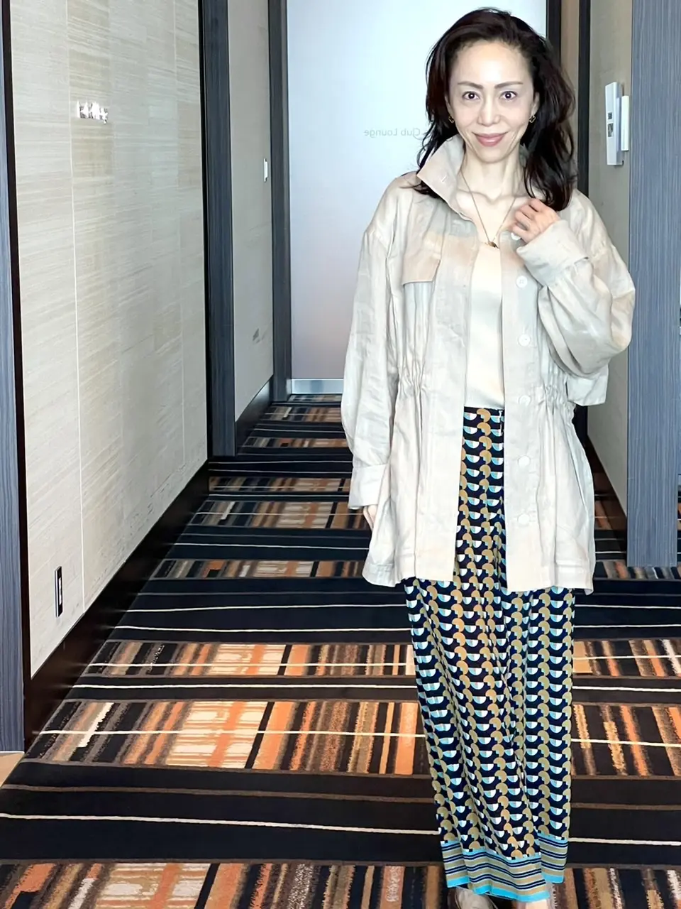 クラブラウンジにて