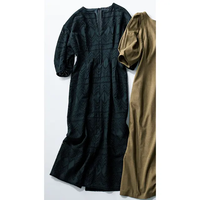 ヴェルメイユ パー イエナのコットンレース素材のワンピース