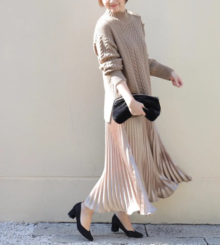 「GU高見えゆったりニット」＋「艶プリーの画像_3