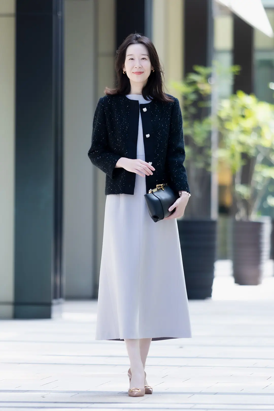 【Style4】ホテルでのディナーは、上品なきちんと見えを意識