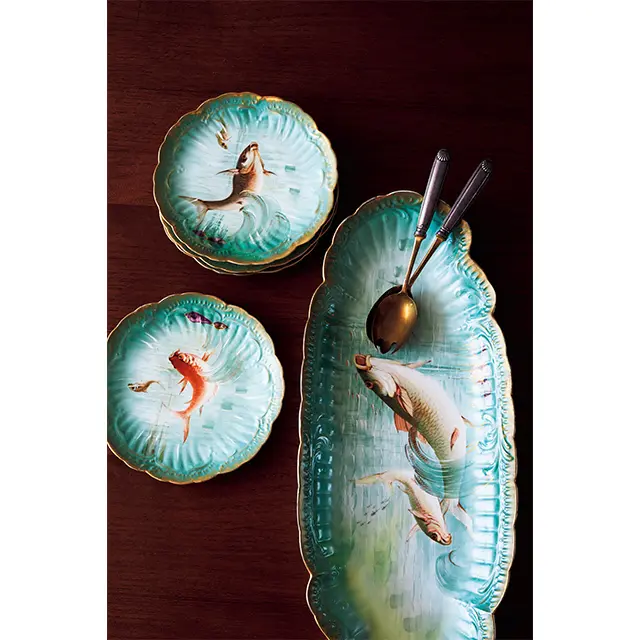 ]フランス、オー・バン・マリーのアンティークのプレート。