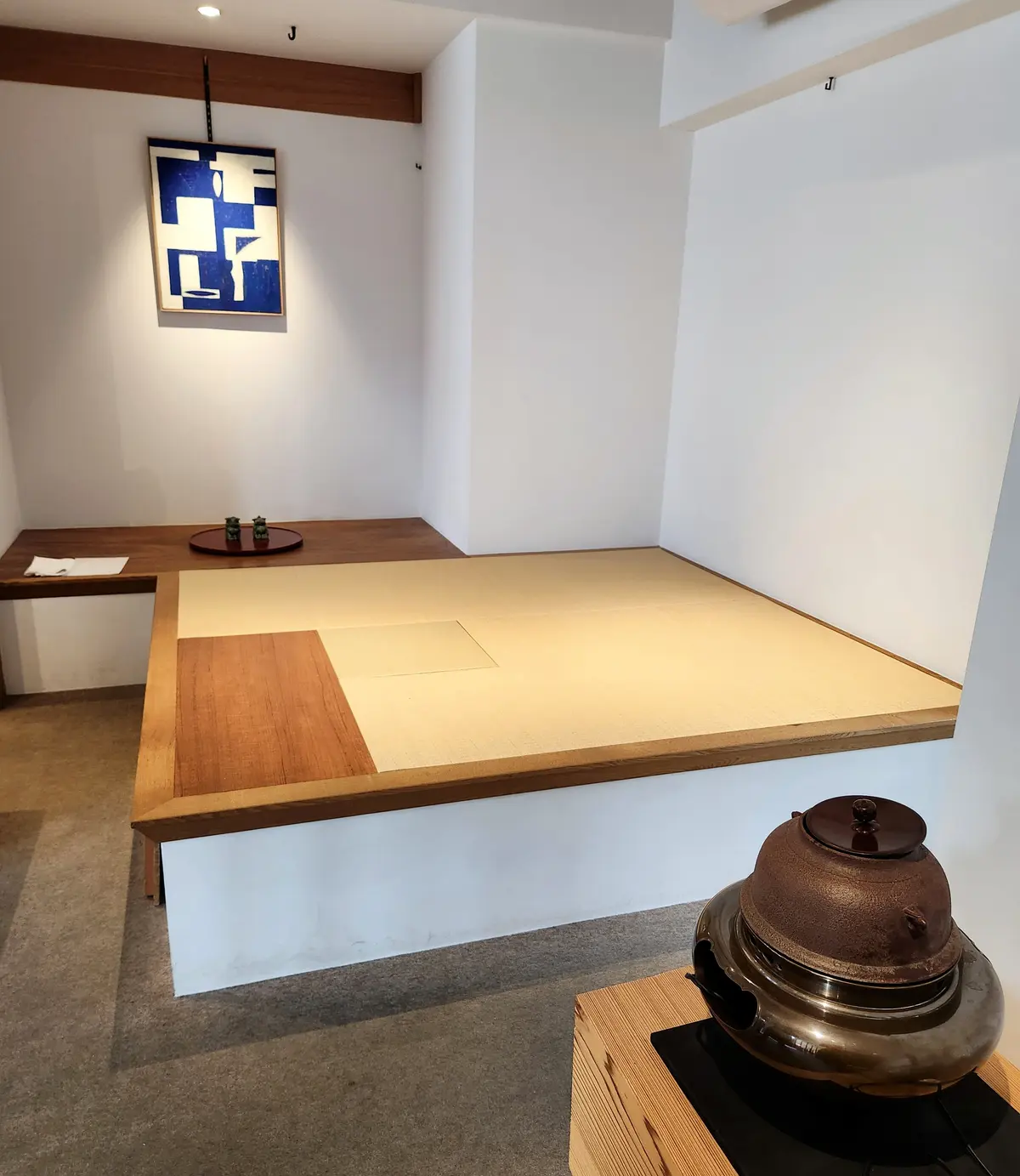 店内に茶室があるなんてびっくりです。