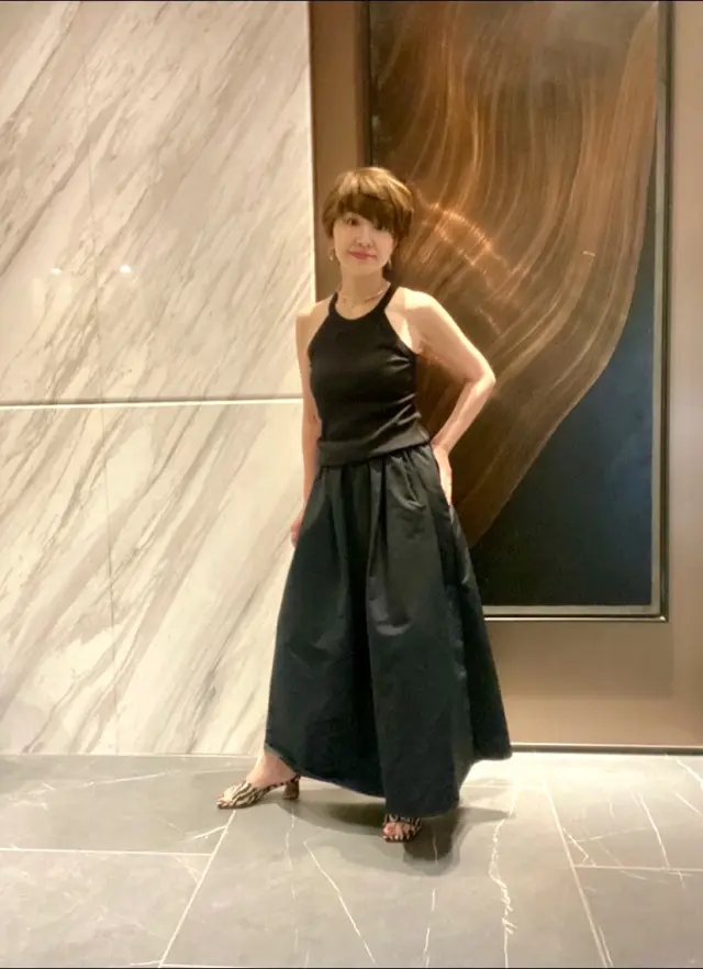 暑い日、ユニクロの色違いのタンクトップでの画像_8