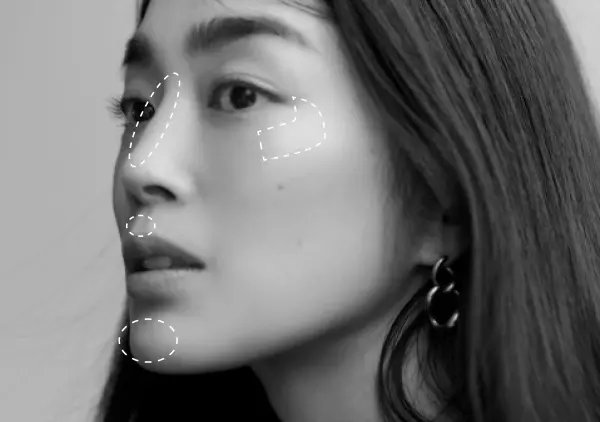 ハイライトのメイクアップポイント