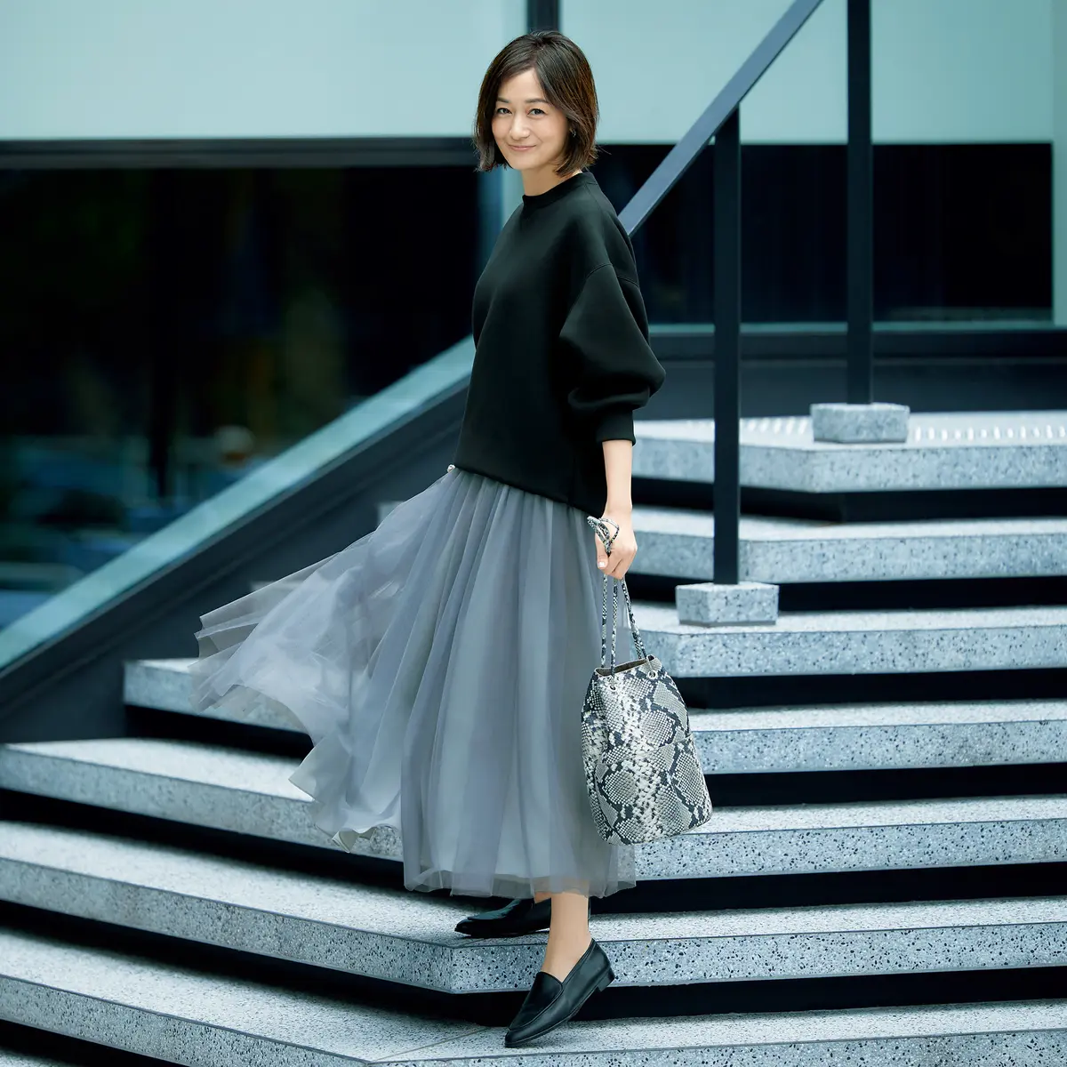 E by eclat  大人チュールスカート   ￥19,000+税  